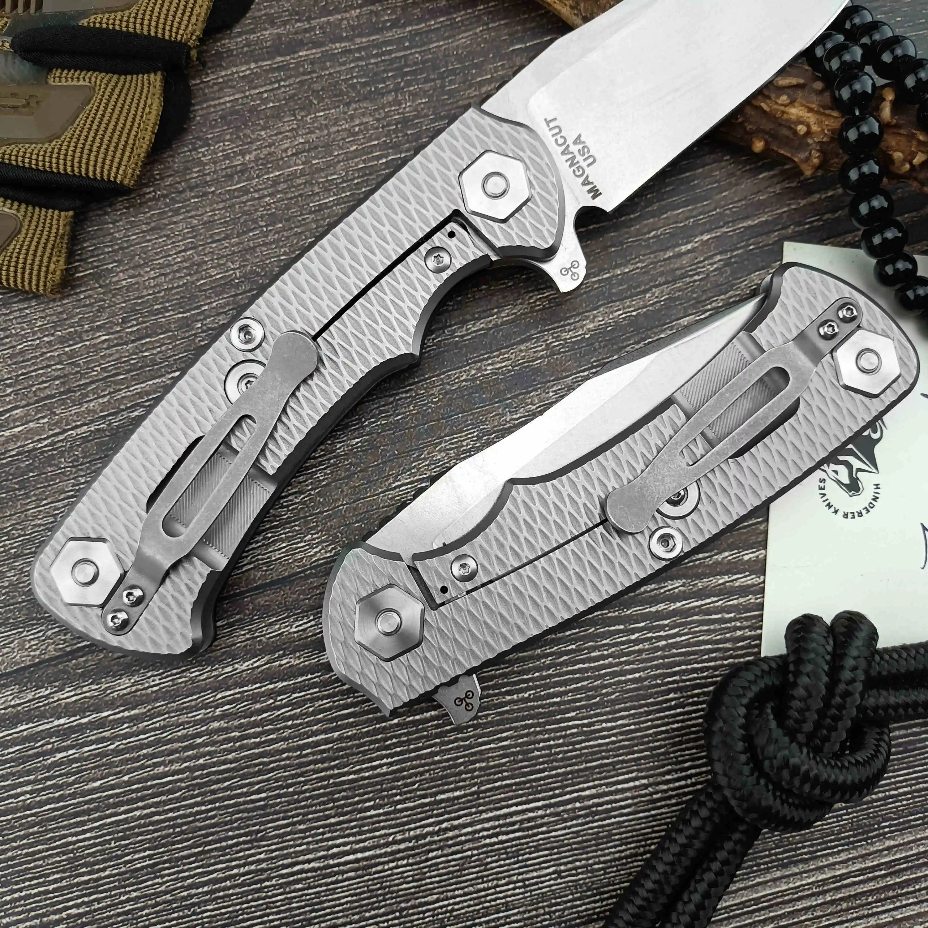 Rick Hinderer XM18 Jackknife D2 blade G10 Handle Outdoor Tactical Hunting self-defense knife EDC camping hiking tool knife