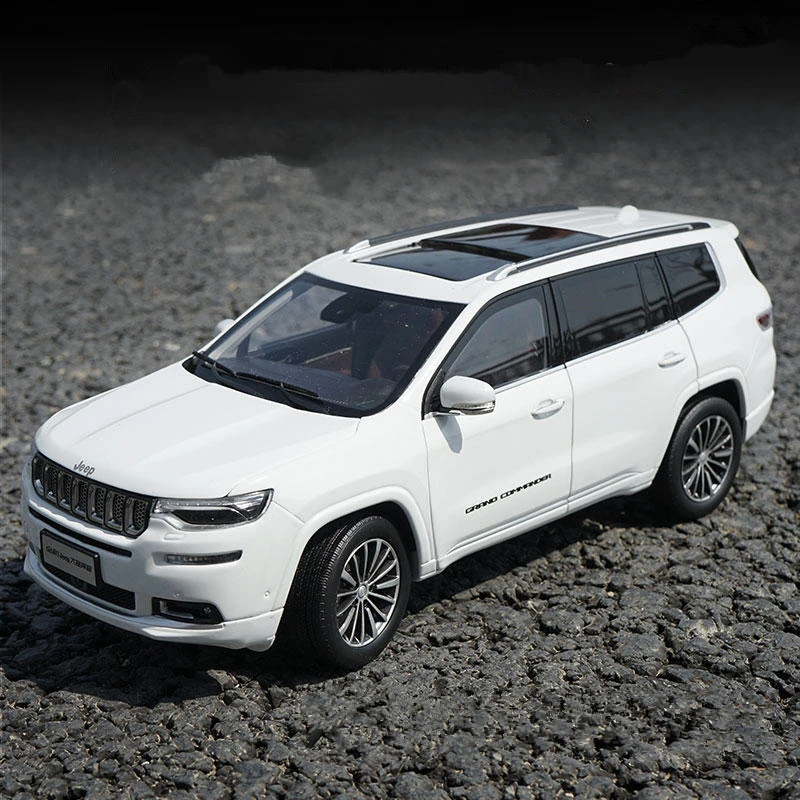 1:18 Jeeps Grand Commander SUV Alloy Car Model Diecast Metal Off-road Vehicles Car Model Simulation Children Toy Gift Decoration