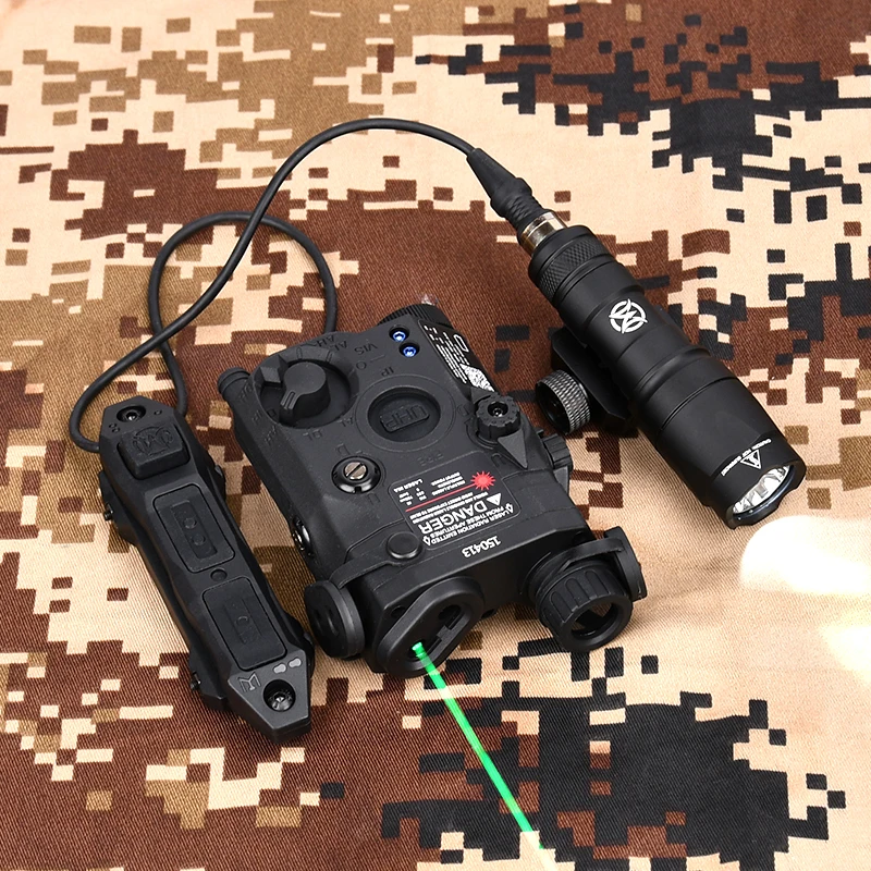 Imagem -03 - Wadsn-tactical ir Lanterna Laser Vermelho Verde e Azul Luz de Preenchimento ir Arma M300a Arma de Caça Scout Light Apontando Peq15 20 mm