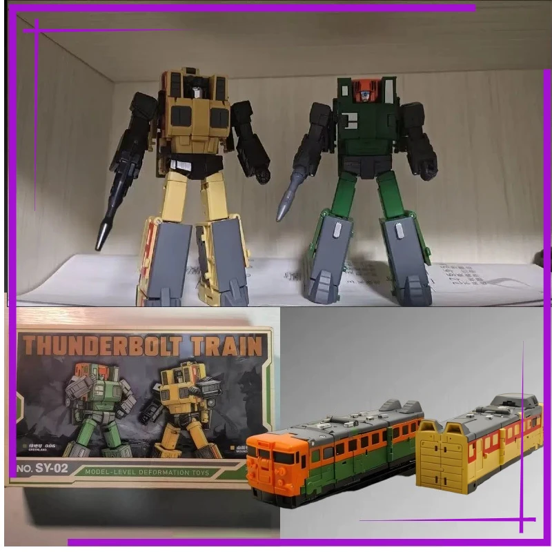 

Siyang Culture SY-02 Thunder Train Combination 005 Mountain 006 Green Land Deformation Robot Transformer Toy Collectible Figure
