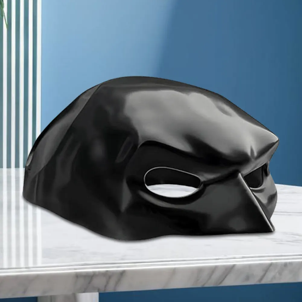 Nuova maschera da pipistrello per gatti neri Maschera creativa per gatti a mezza faccia fatta a mano Simpatico cappello da supereroe per animali