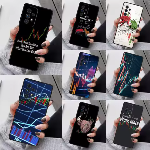 Day Trader Trader Trading Phone Case For Samsung Galaxy S23 S21 S20 FE S24 S22 Ultra Note20 S10 S9 S8 Plus A40 A52 A12 A13 A53
