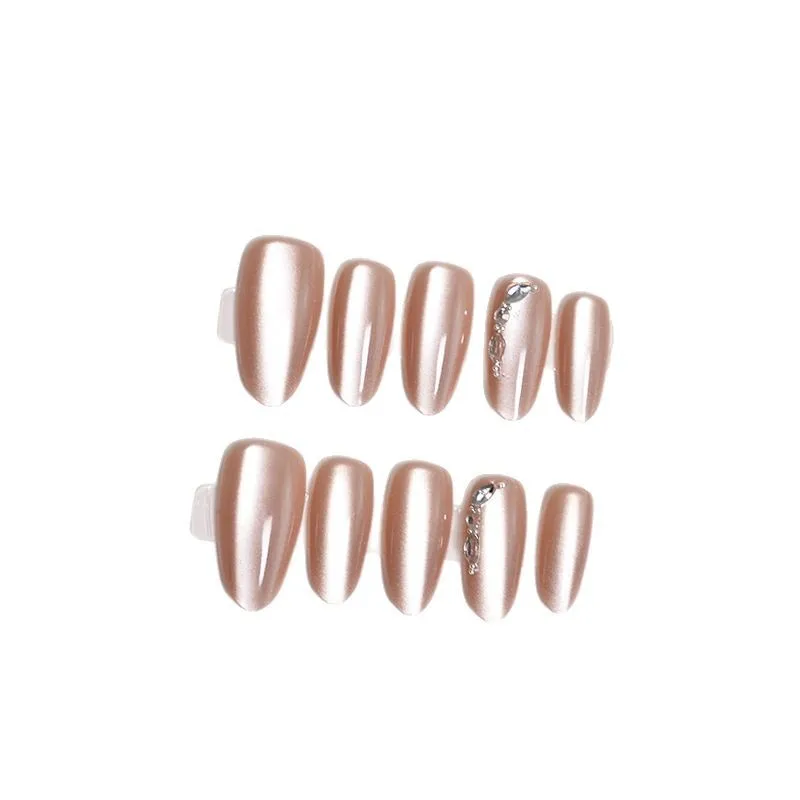 2025 10Pcs New Glass Rhinestone Manicure Press On Nails Rhinestone Charms