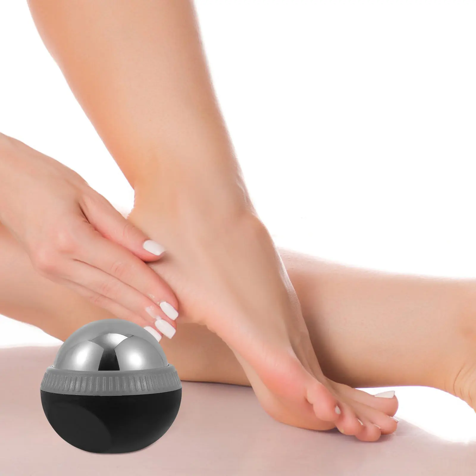 

Массажный шарик из нержавеющей стали, 1 шт., для снятия боли в мышцах лица, глаз и тела