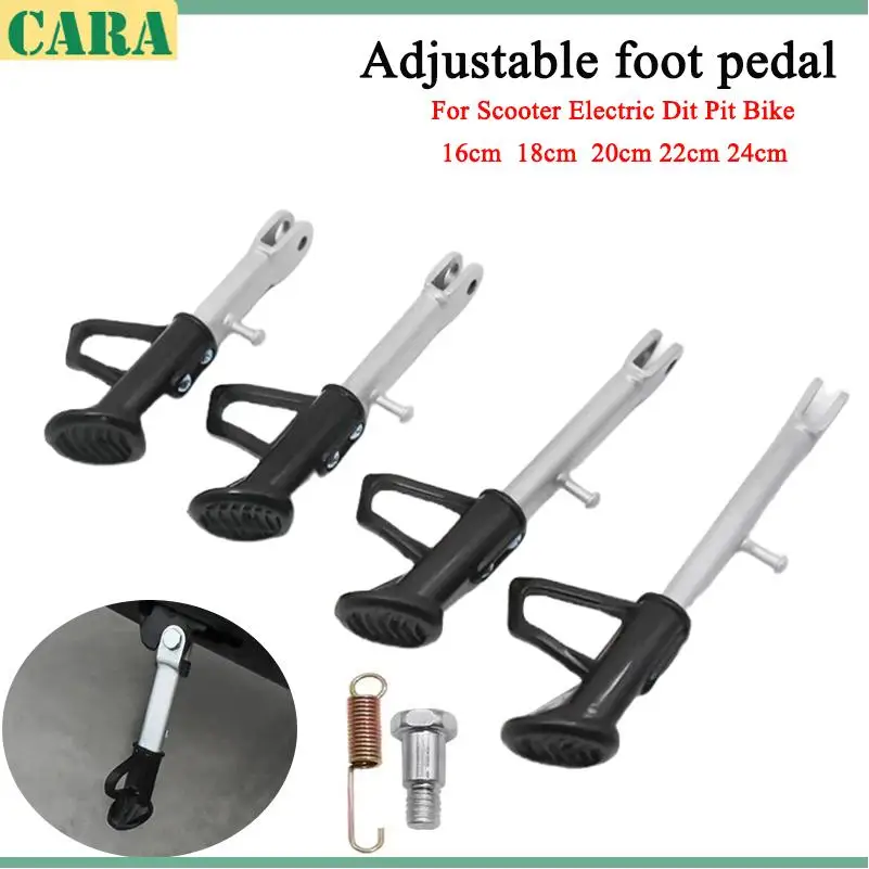 

1 Set Universal Motorbike Adjustable Kickstand Side Stand Parking Foot Support Tripod Holder For Scooter Electric Dit Pit Bike