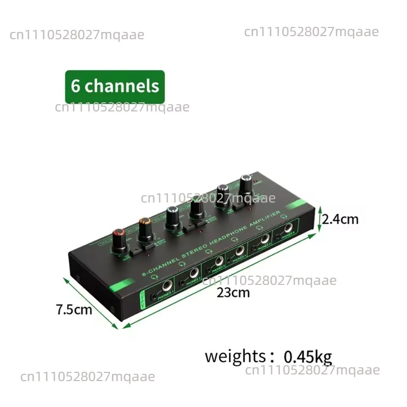 for Audio Mixer/Splitter 2-in 8-out | 6.35mm Stereo Isolator with 3.5mm & XLR | Mic/Line Signal Distributor