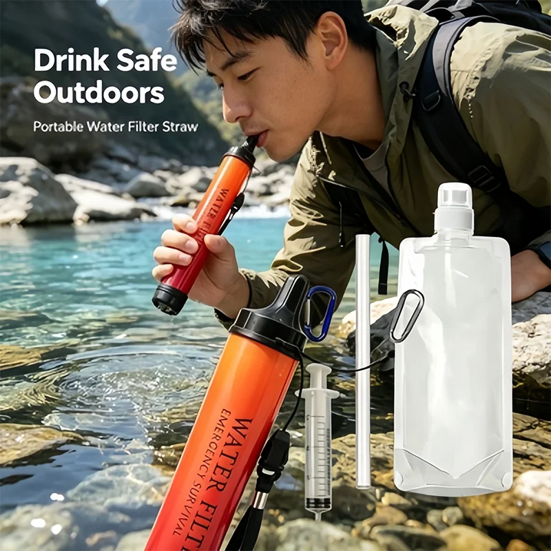 5000L Portable Emergency Survi - Water Purification Straw recension och pris