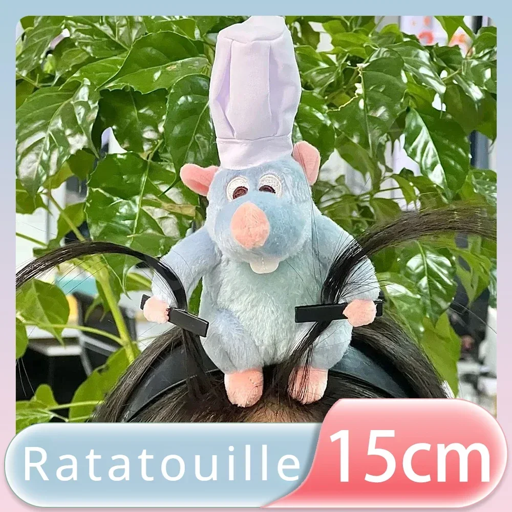 

New Ratatouille Hairband Plush Doll Headband Cartoon French Wide-Brimmed Hairpin Photo Headdress Creativity Cute Girl Gift Toys