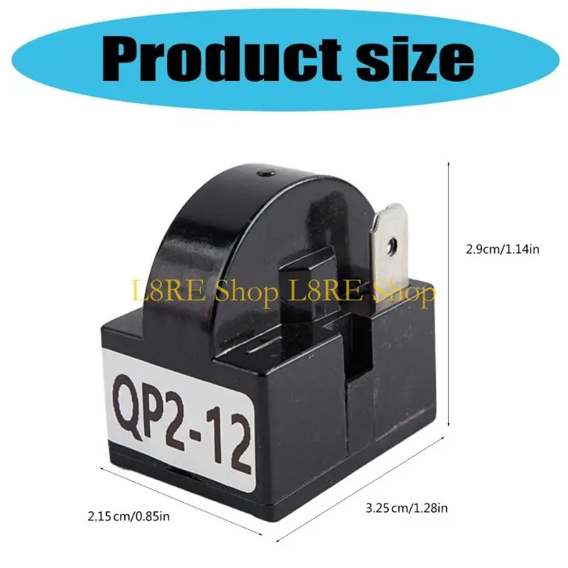 L8RE 냉장고 피팅 냉동고 PTC 스타터 열 보호기 QP2-12 QP2-22 QP2-33 압축기 활성화 설치