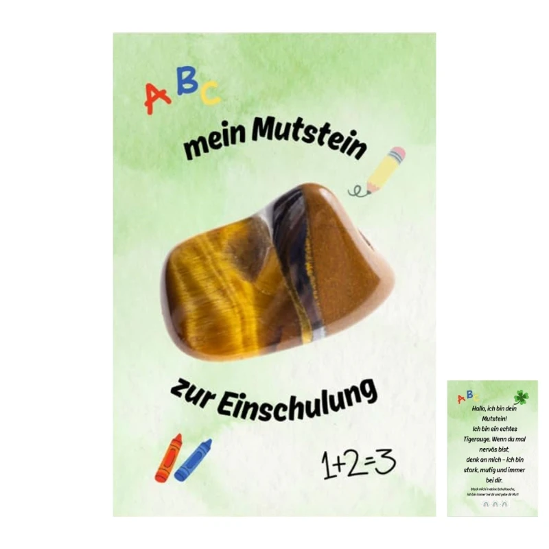 حجر عين النمور 2025 تذكارات العودة إلى المدارس مع دعم لاصق للتعلم الإبداعي والهدايا التذكارية 15UB