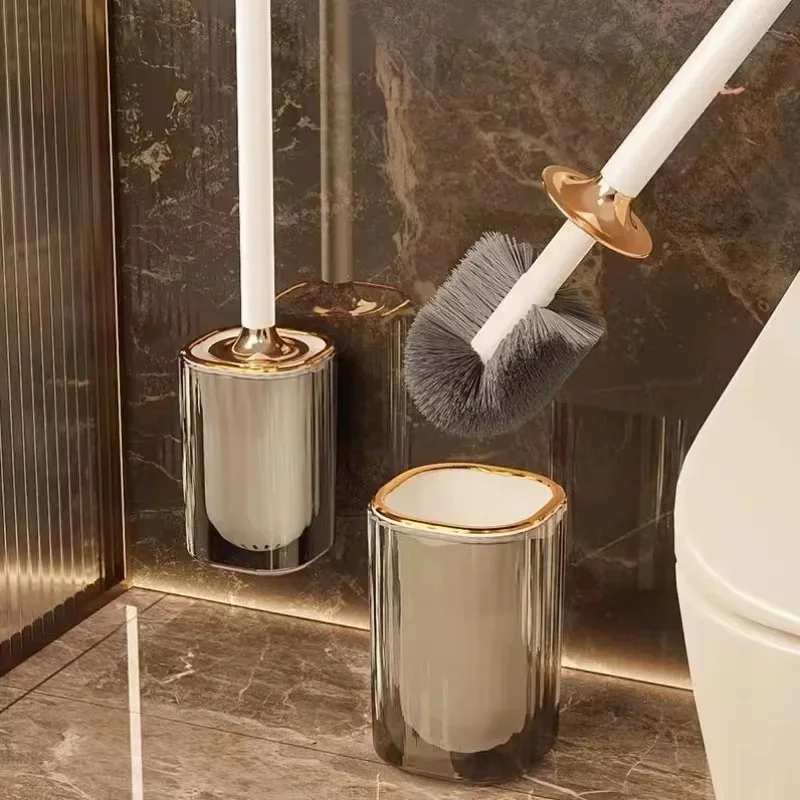 Long Handle Toilet Brush Without Dead Angle Household Wall Washing Toilet Cleaning Set Brush Draining Anti-mold Home Cleaning