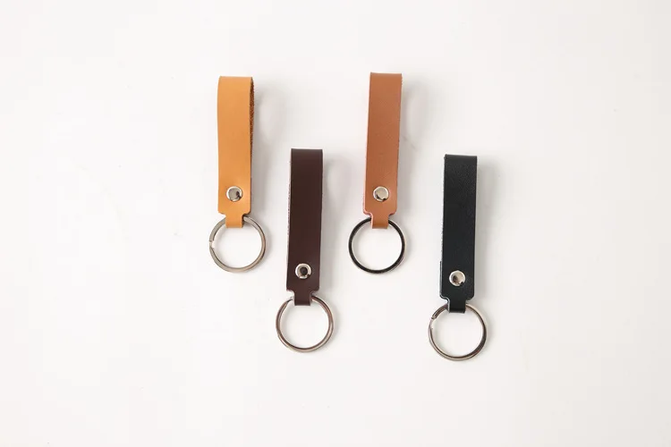 Retro-Schlüsselanhänger aus PU-Leder, 4 Farben, Werbegeschenk, für Männer und Frauen, Autoschlüsselband, Taille, Geldbörse, Schlüsselanhänger, Schlüsselanhänger – Detail 8