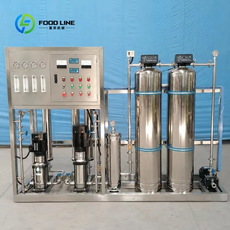 Laboratory Dedicated High Purity Experimental Water System PLC Auto Two Pass RO Purification Machine Equipped Pump