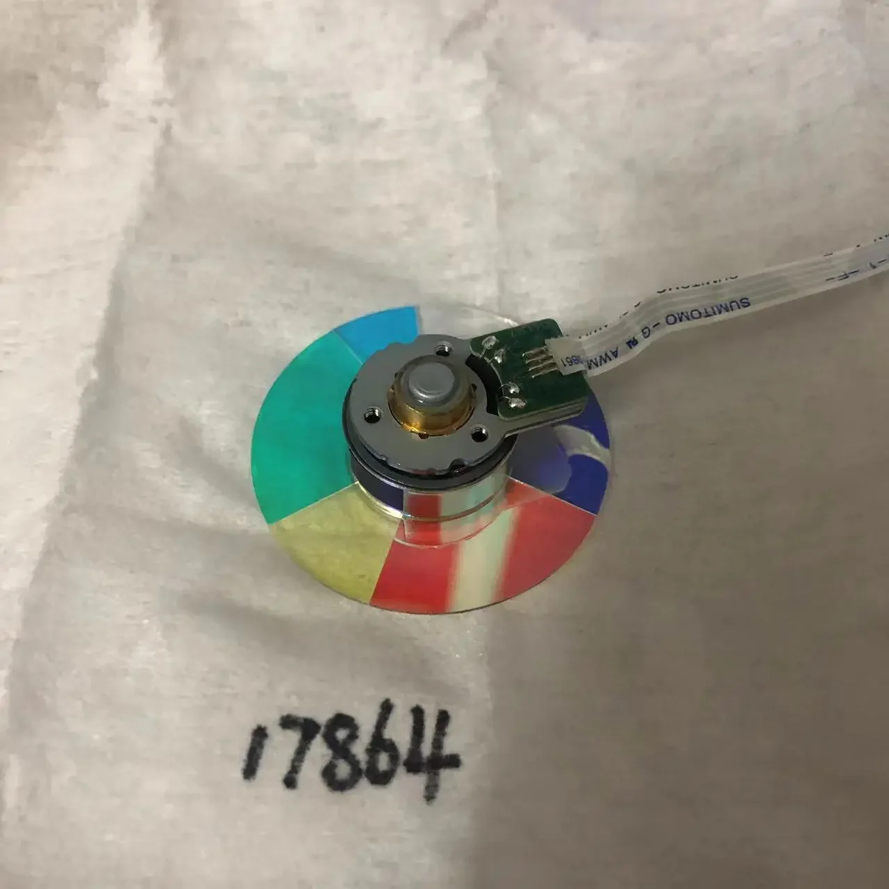 100% НОВОЕ оригинальное цветовое колесо проектора 102417864    для DLP-проектора Optoma HD25 и других моделей (42 мм)