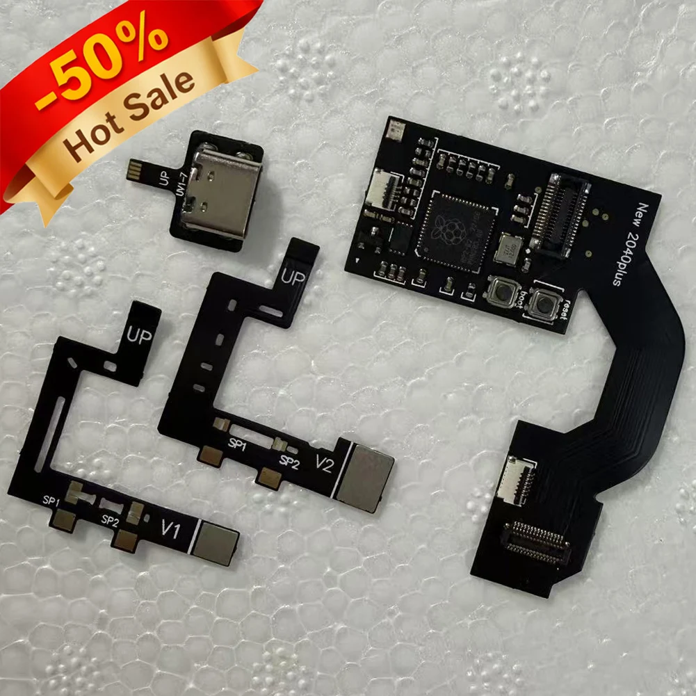 For Raspberry CPU Pi2040 Plus Cable Chip Replacement Parts CPU Cable Power Cord for Switch 1 Series Handheld Game Console