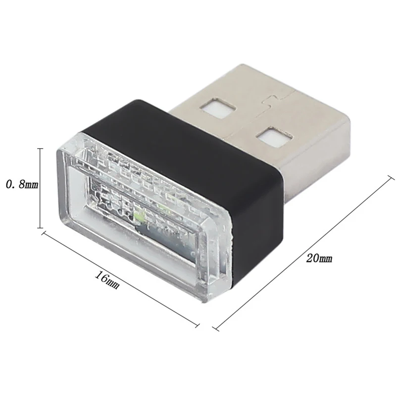 Auto-LED-Licht USB-Stimmungsleuchte Atmosphärenlicht Auto-Innenraum Plug-and-Play Dekorationslampe Universelle Ambientebeleuchtung Dekorativ – Detail 5