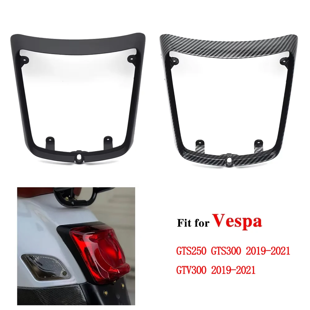 Für VESPA GTS250 GTS300 2019 2020 2021 GTV300 Pokhaomin Motorrad ABS Rücklichtabdeckung Rückleuchte LED Rücklicht Schutzgehäuse