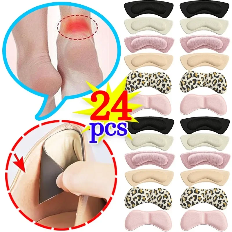 Rear Heel Shoe Pad Protector Foot Rear Protection Sticker Anti Slip Insole Anti-wear Feet Care Cushion Shoes Inserts Accessories