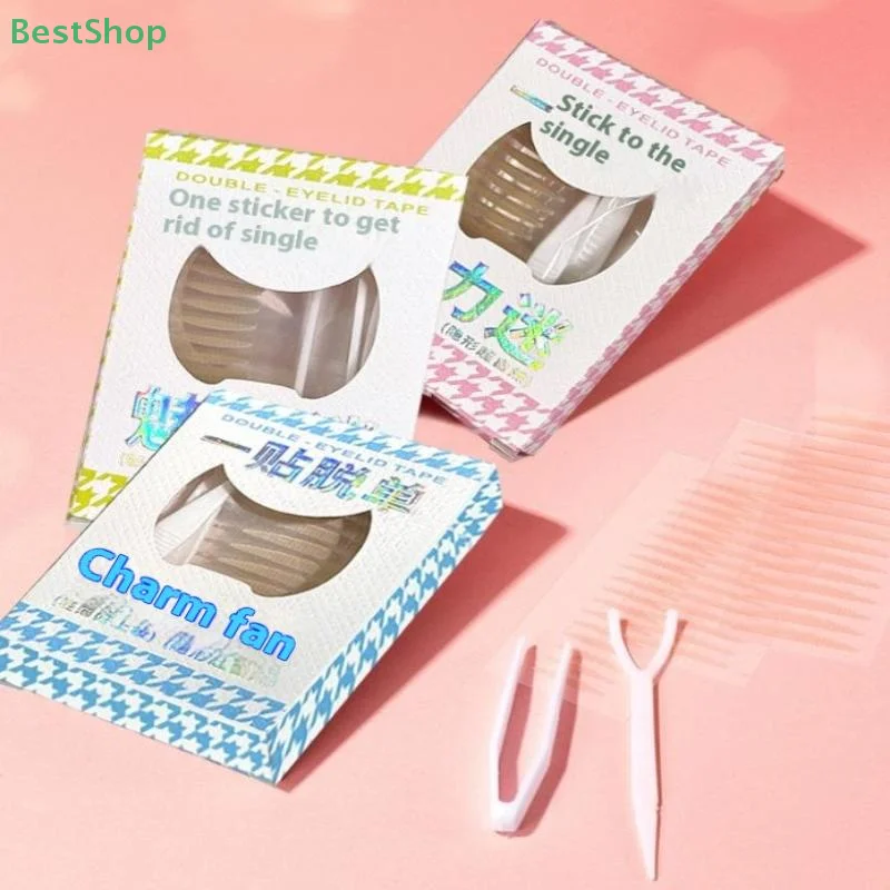 ★ ★ ★   90 قطعة من ملصقات الجفون المزدوجة غير المرئية من الدانتيل أشرطة تجميل العين الكبيرة لشخص جفن واحد