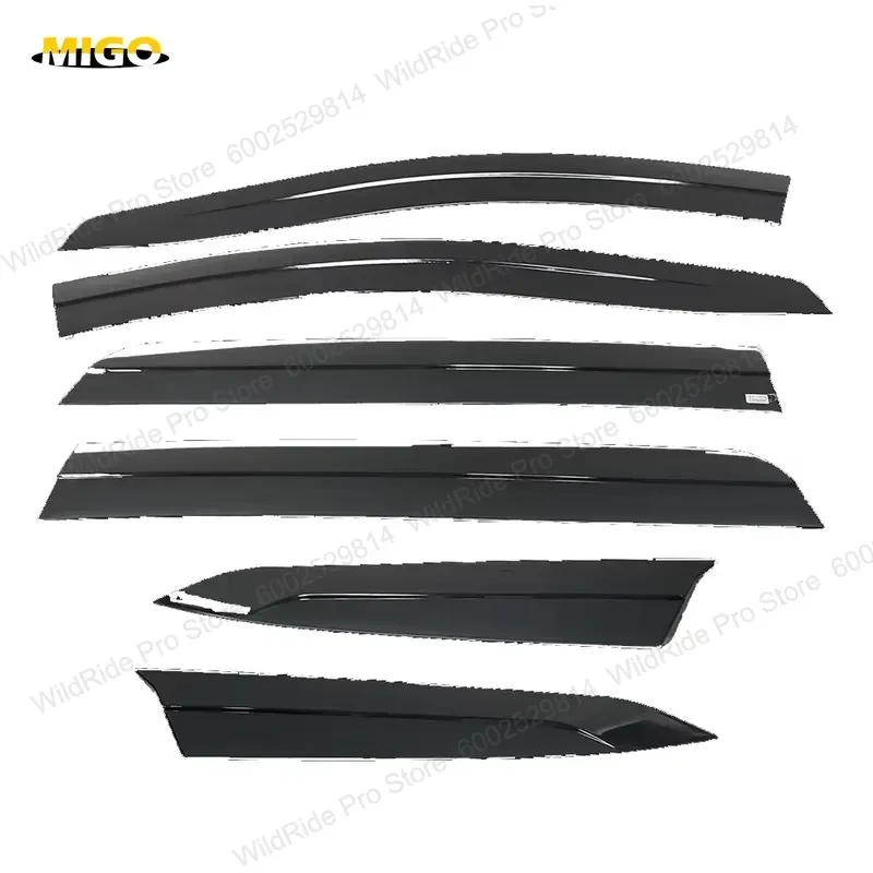 Custom Logo OEM Wind Deflector Window Visor for Toyota Rush Perodua Aruz 2018+ Rain Shield Sun Rain Guard 6Pcs