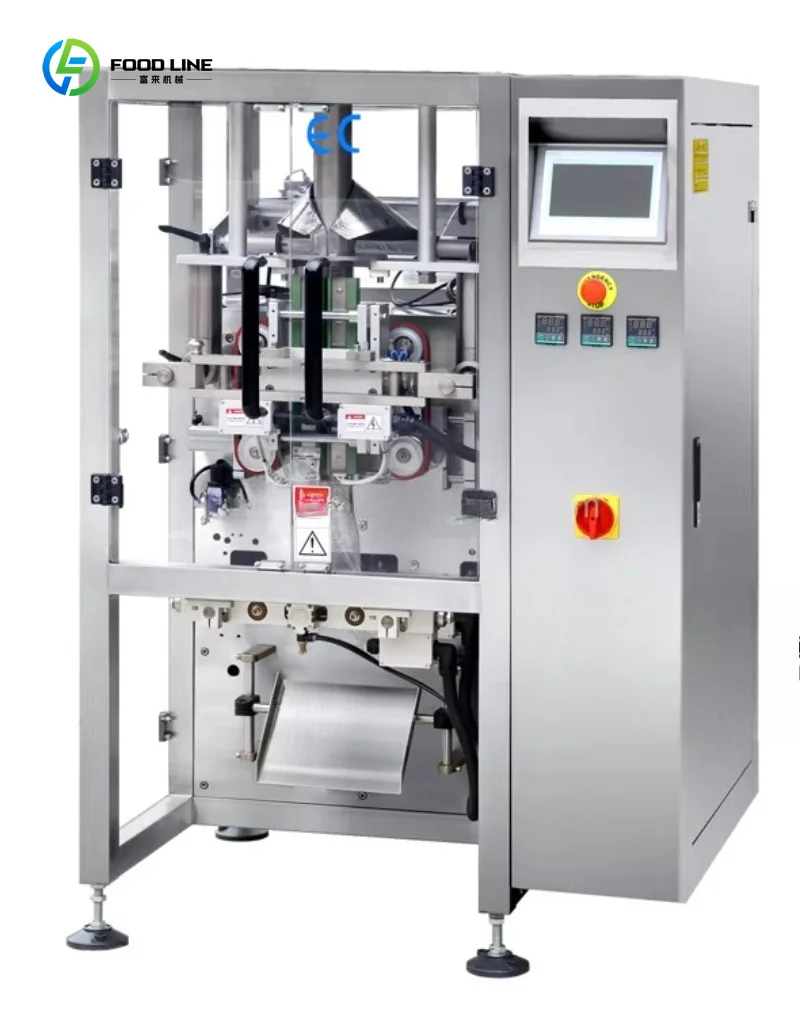 Automatic Vertical Gusset Bag Filler for Snacks Bakery Food Large Capacity Weighing Packing System Custom