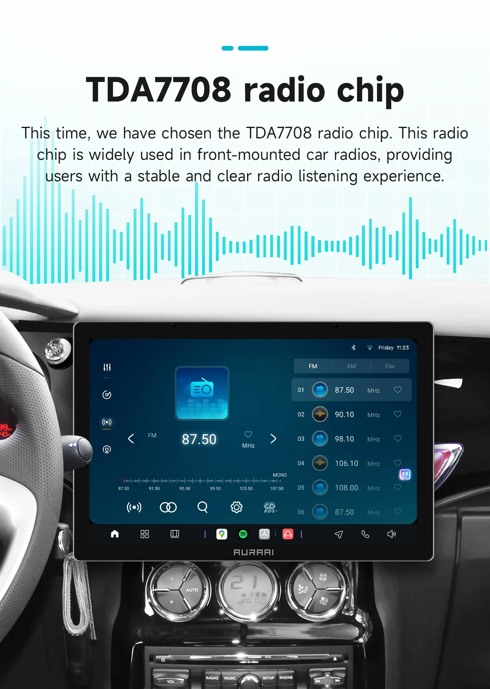8+256G Carplay Android Autoradio für Citroen C3 DS3 2010 - 2016 Multimedia-Player 2K Intelligenter Bildschirm ADAS 360-Grad-Kamera – Detail 21