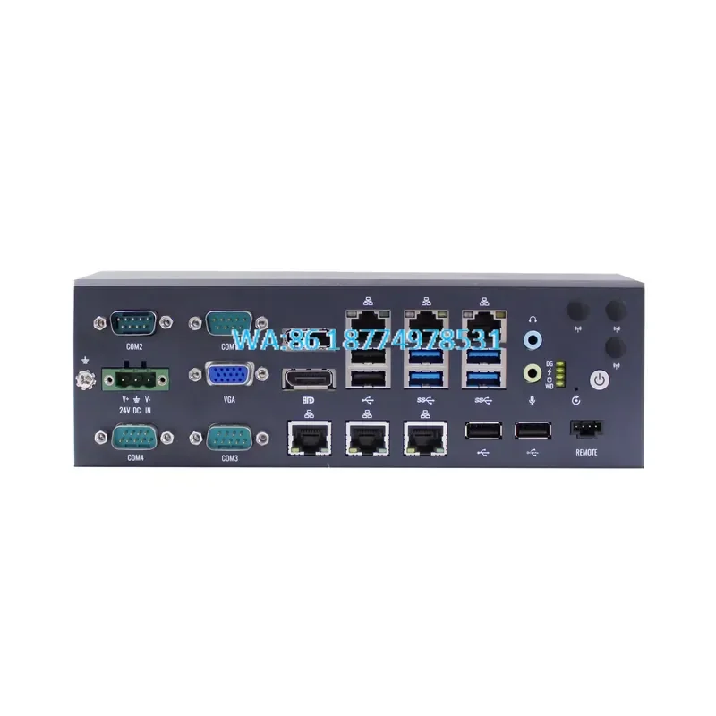 Wmwmnu for Industrial Mini PC Portable Desktop 6LAN DDR4 USB3.0 Win10 Linux Embedded Computer Box PC I3 I5 I7 Stock