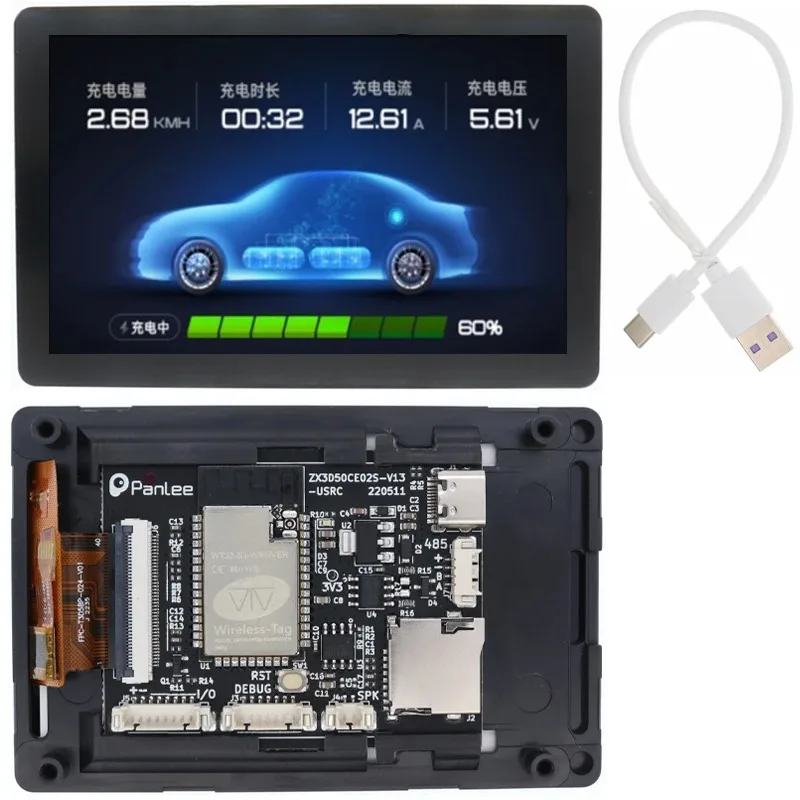 ESP32 LCD Display 3.5 inch WT32-SC01 Plus TFT LCD Touch Screen Display 480 x 320 16MB Flash Memory with ESP32 Development Board