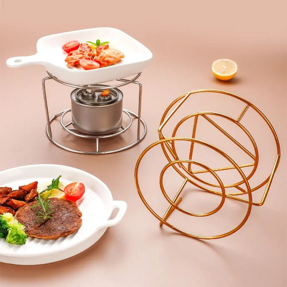 

Stainless Steel Stoves Burner Stand Household Thickened Steel Wire Stoves Pot Holder Rust Proof Round Cooking Pot Rack Picnic