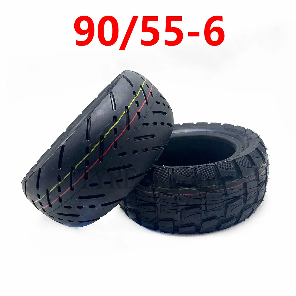 Electric Scooter Parts 90/55-6 Thickened City Tubeless Tyre 10 Inch 90/55-6 Off-road Vacuum Tire