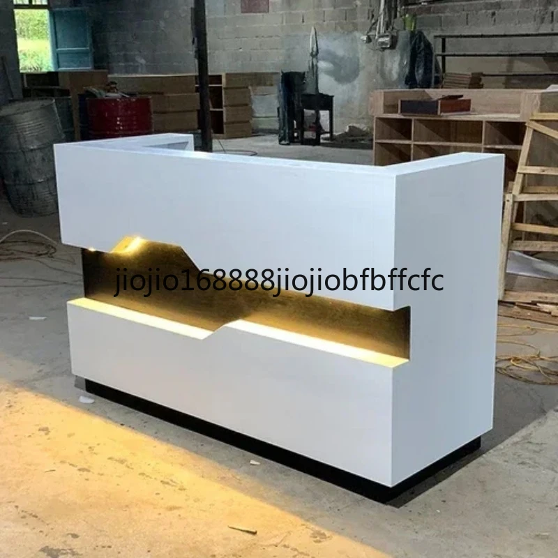 Suitable for vintage checkout counter, small shop, bar counter style, coffee shop corner, front desk cabinet