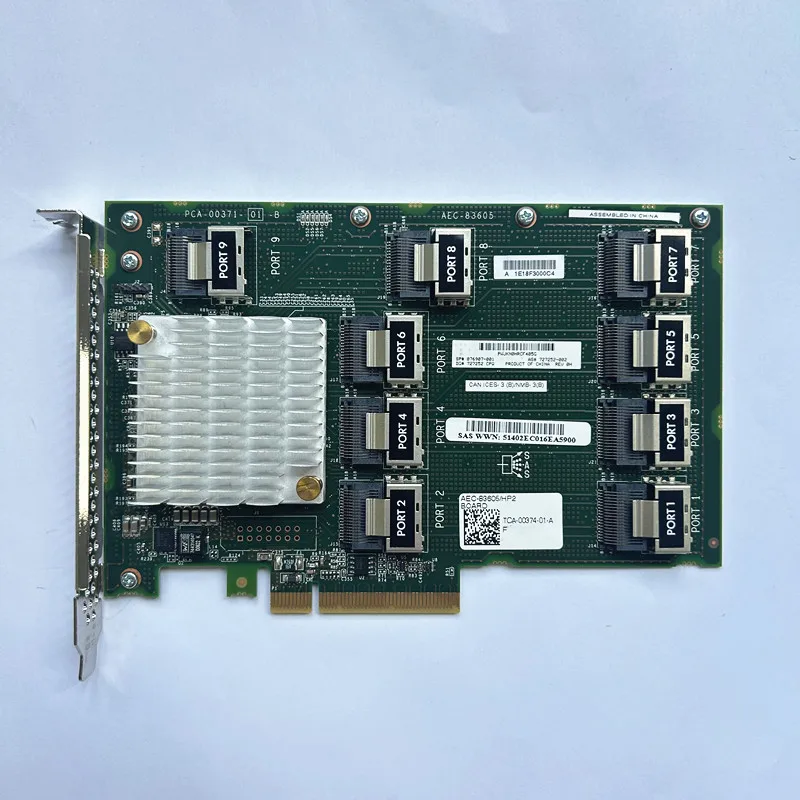 

761879-001 AEC-83605 36-port SAS SATA DL380G9 hard disk expansion card
