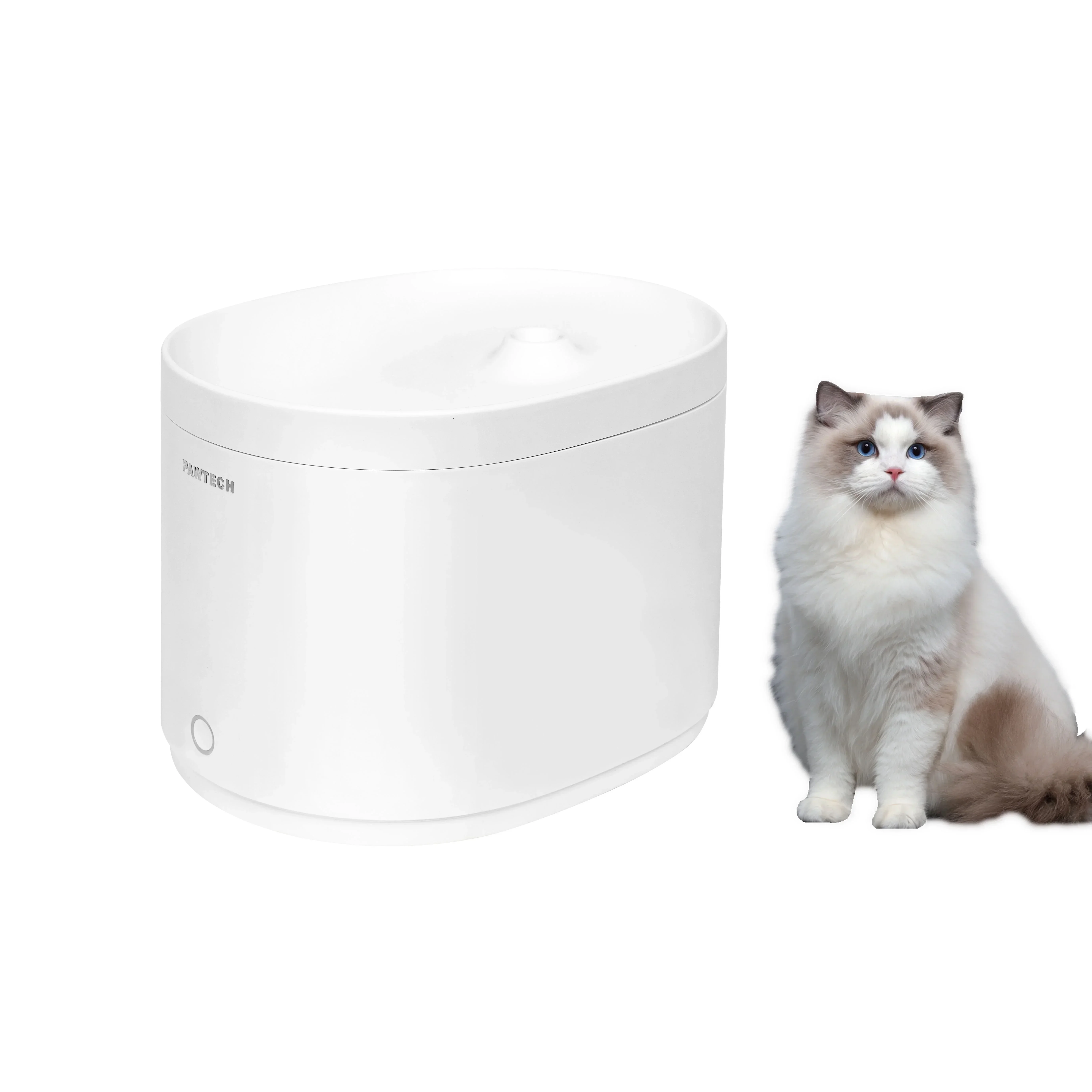 2.5L Large Capacity Intelligent Pet Water Dispenser Smart Cat Water Fountain Automatic Water Circulation Circular Pet Fountain