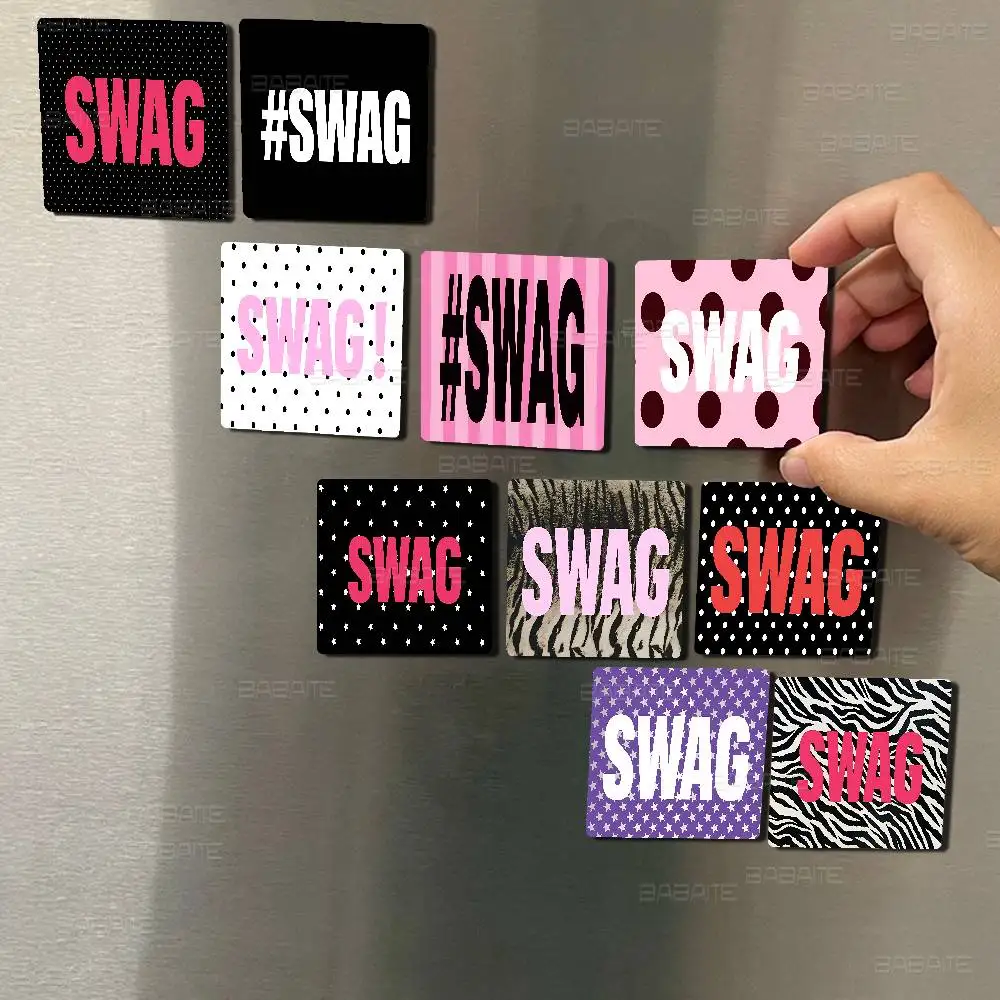 S-SWAG PVC Refrigerator Magnets Heat Transfer Printing Fridge Sticker for Home Kitchen Decor
