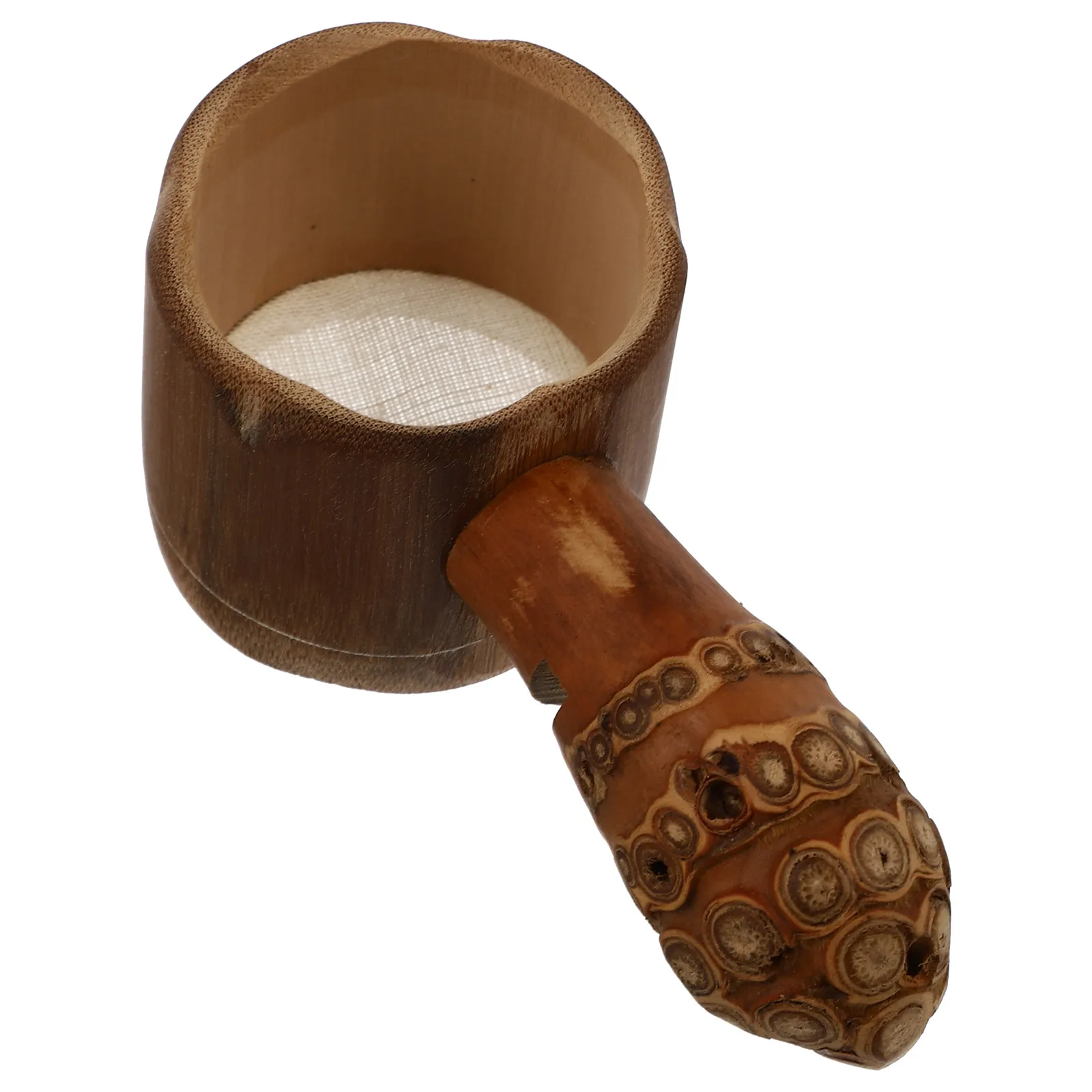 

1Pcs Fine Mesh Tea Filter with Handle Sturdy Bamboo Construction Multi-Use Tea Tool for Daily Brewing Mesh Filter