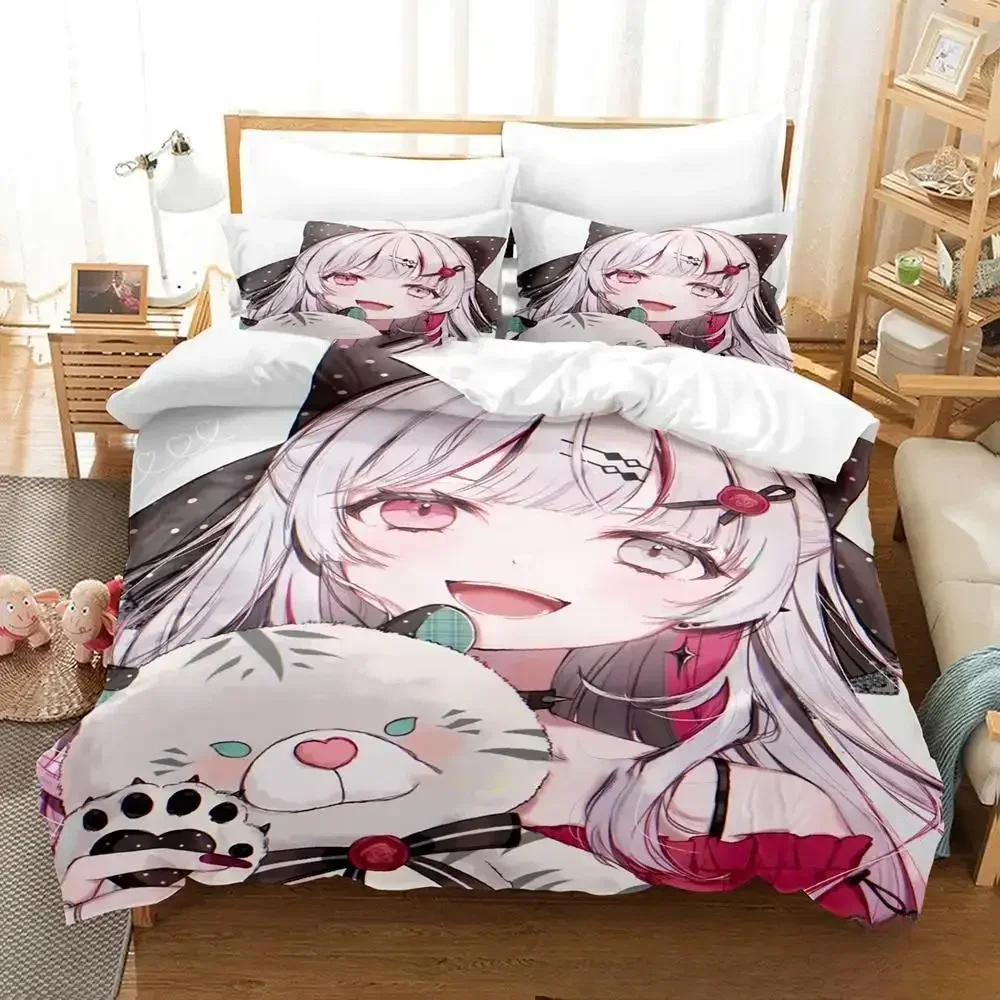 Kawaii Girl Ishigami Nozomi Anime Bedding Set,Duvet Cover Bed Set Quilt Cover Pillowcase,King Queen Twin Size Boys Girls Adults