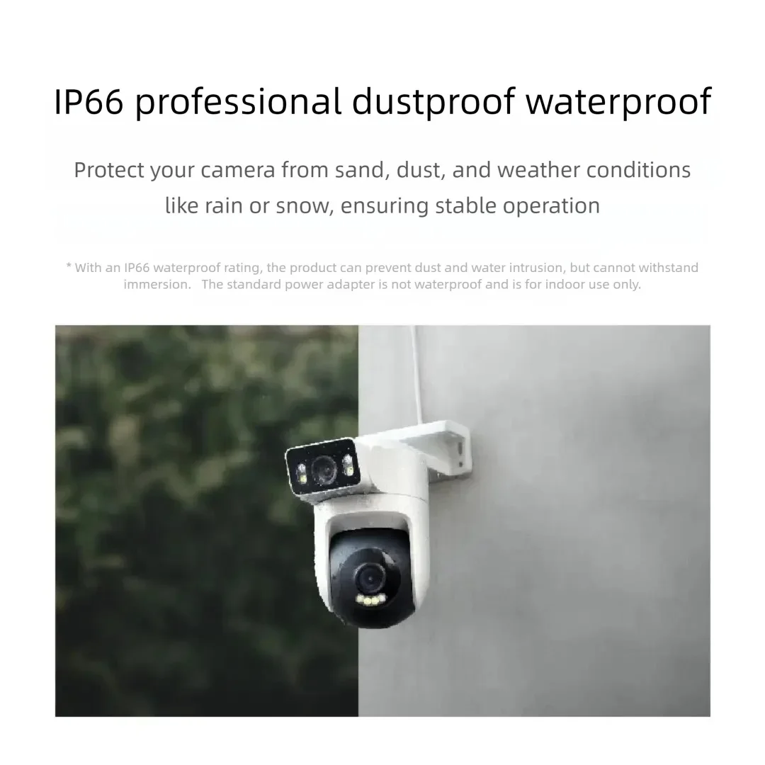 Xiaomi Outdoor Camera CW500 Dual-Lens WiFi 6 360° Dual 4MP 2.5K IP66 AI Detection Full-Color Night Vision Smart Mi Home APP CN