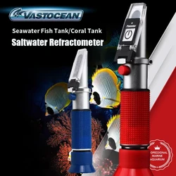 Vastocean Saltwater Refractometer, Optical hydrometer, Salinity Meter for Marine Aquarium, New