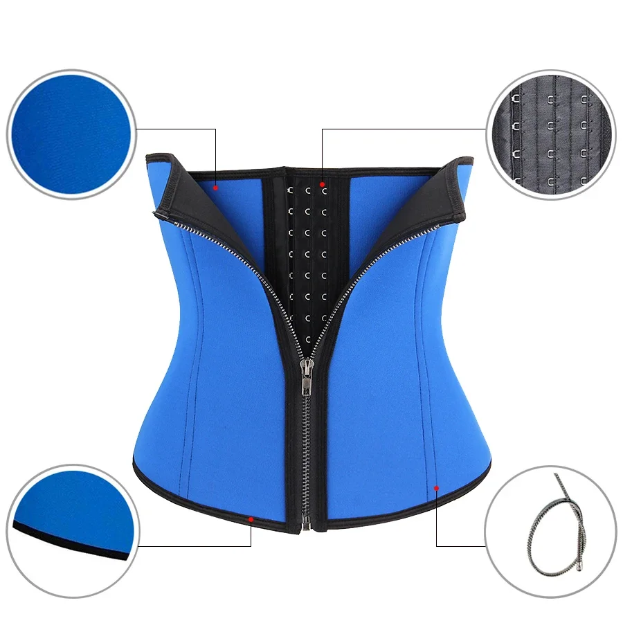 Men Waist Trainer Shaper Back Support Slimming Belt Corset Gym Abdominal Binder Fitness Waist Cincher Workout Shapewear