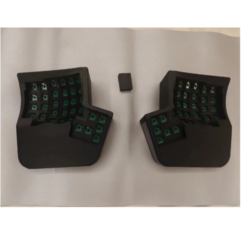 

Custom Kinesis Curved Split Keyboard Kit 2.4GWireless Hot Plug Split Ergo Keyboard Kit Layout Prog Rammable VIA Key Fdm 3D Print