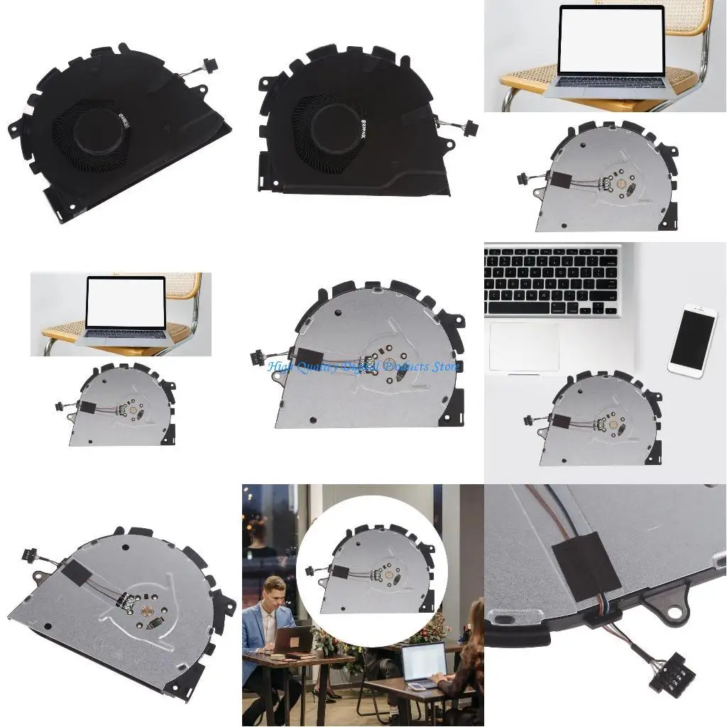 

U2JE CPU Охлаждающий вентилятор DC5V 2,5 Вт 4PIN для Progook 440 450 455 650 Laptop Heatsink M26014-001 EG5005S01-CG90-S9A