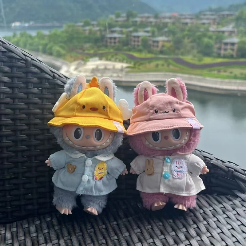 

Только одежда, новый оригинальный комплект детской одежды Kawaii 17 см, хлопковая кукла без атрибутов, комплект для детского сада, мультяшное украшение Bjd