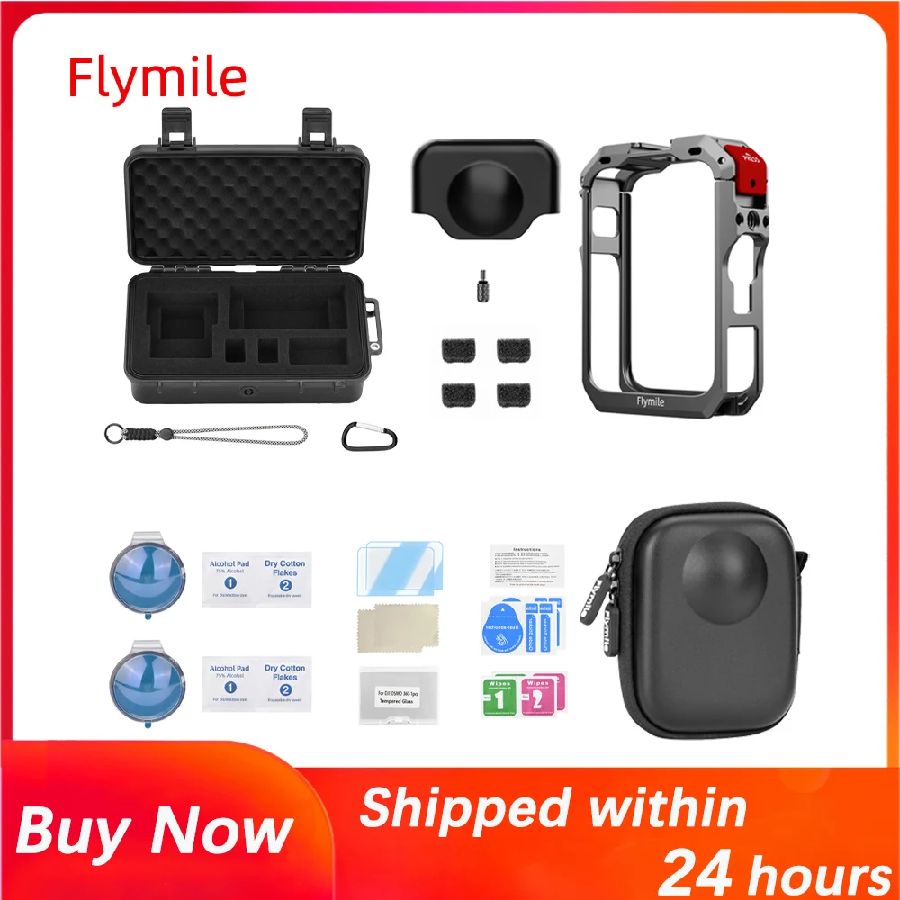

For DJI Osmo 360 Camera Cage/PC Lens Guards/Tempered Glass Film/Mini Bag/Storage Case,For DJI Osmo 360 Accessories Collection