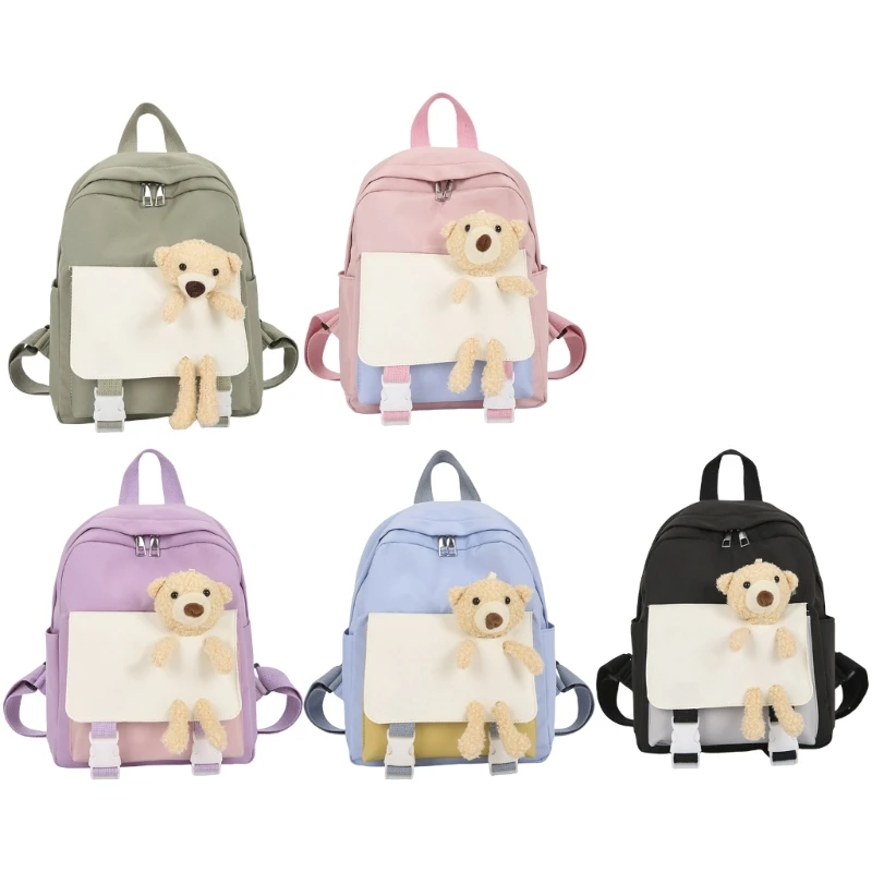 Mochila oso dibujos animados para niños pequeños Mochila capacidad Mochila preescolar