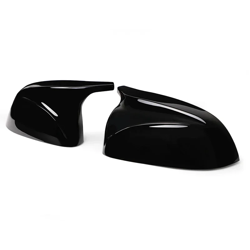 Complete Carbon Fiber Black Car Rear View Door Wing Side Mirror Cover Caps Shell Case For BMW X3 G01 X4 G02 X5 G05 2018-2024 view 2