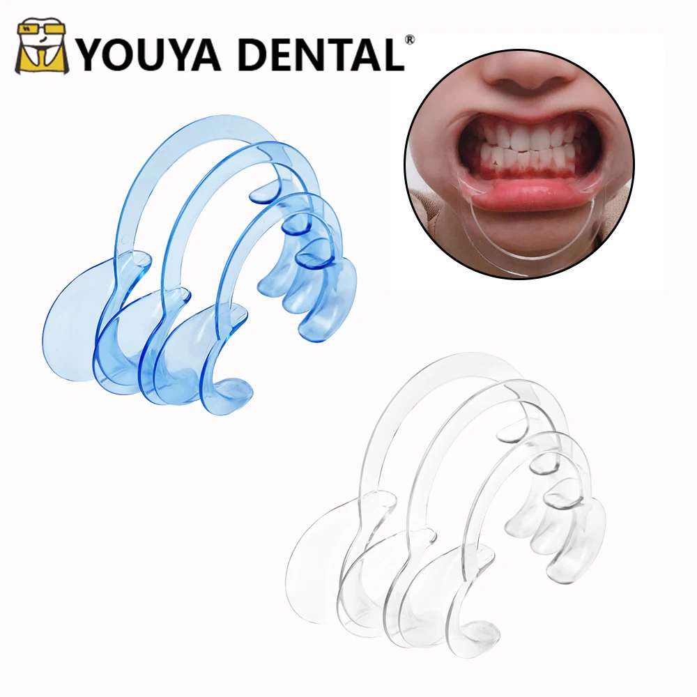 

Dental C-shape Cheek Retractor Plastic Lip Cheek Retractors Dentist Orthodontic Tool For Tooth Whitening Orthodontic Tool