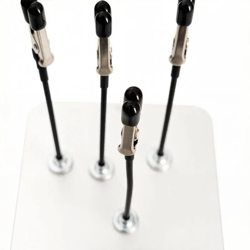 Soldering Third Hand Tool with Strong Magnetic Base Flexible Arms PCB Holder Alligator Clip Welding for Electronics Repair