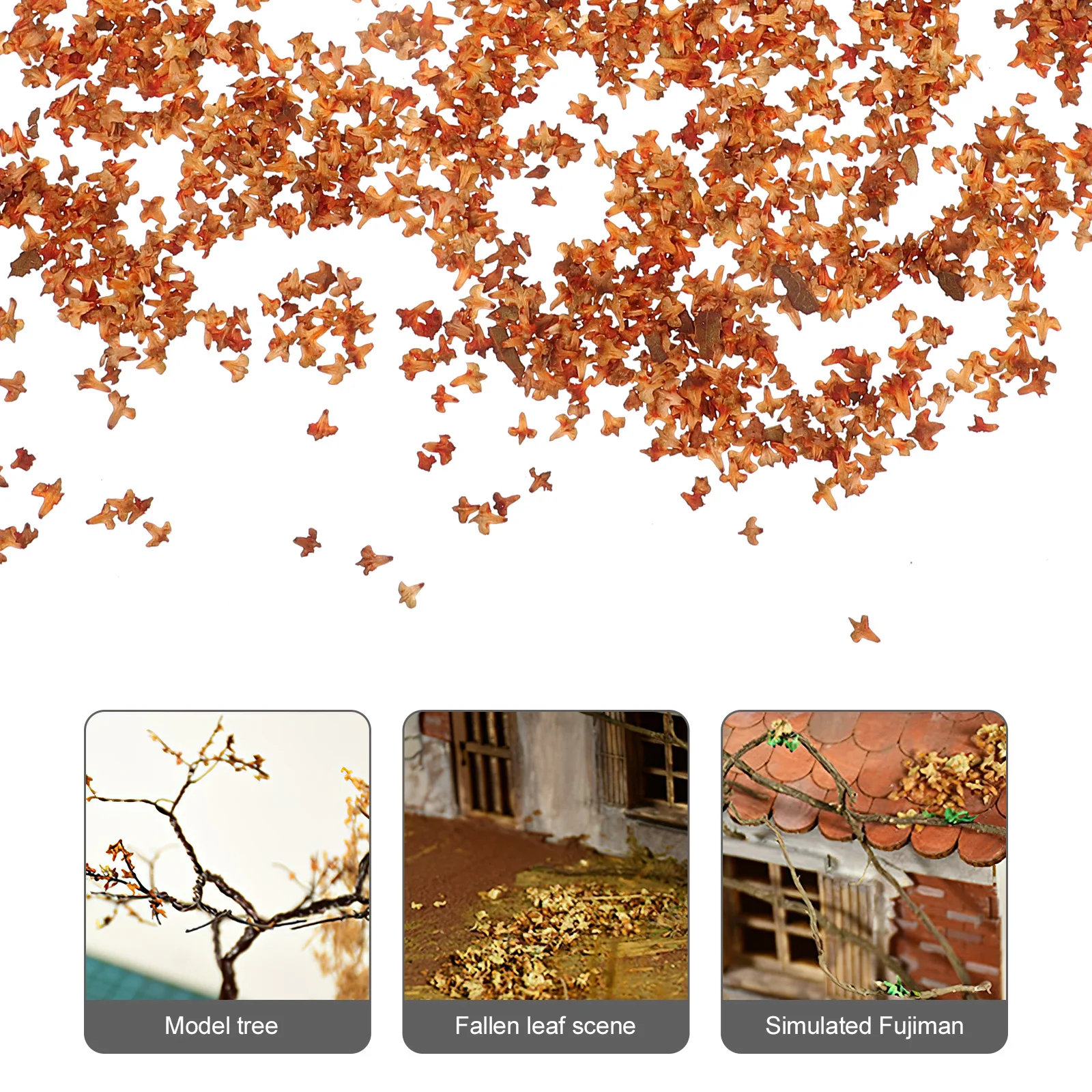 

4pcs 4 Packs Miniature Vine Accessories Realistic Simulation Green Leaves Decorative Craft For Diy Garden Home Office Scene Diy