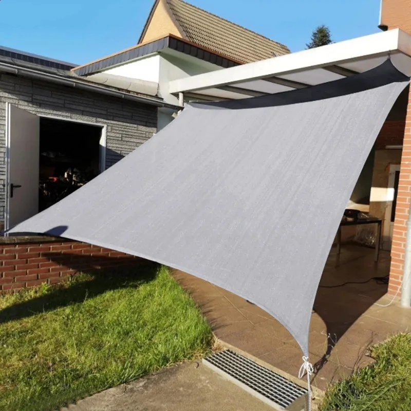 Outdoor Awnings Waterproof Sun Shade Sail Rectangle Garden Canopi Terrace Sun-Shelter Net Pool Car Canvas Awning Camping Tents