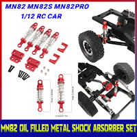 60mm Oil filled Shocks all metal set MN model MN82 82s 82Pro LC79 remote control car upgrade and modification accessories